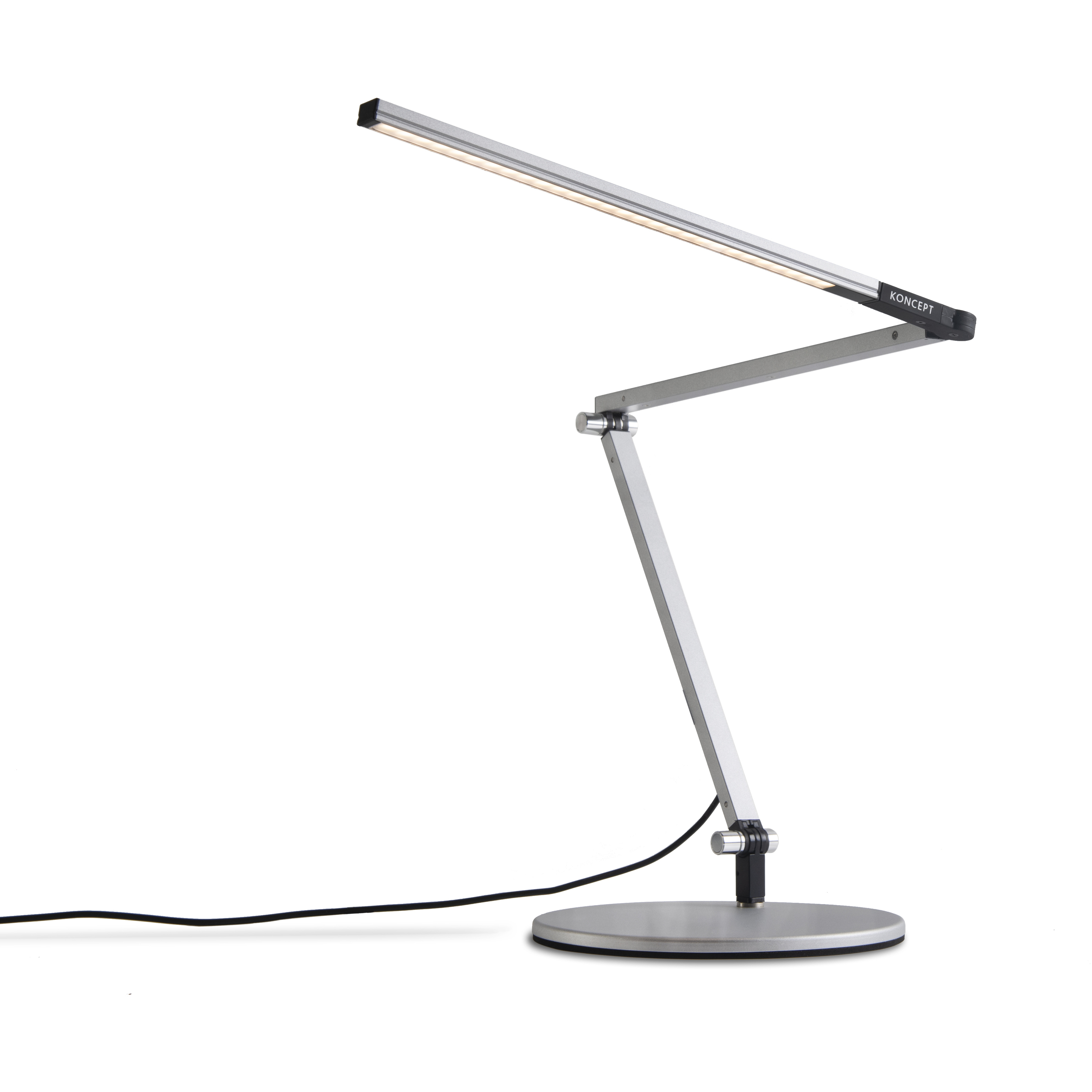 Z-Bar Mini 12.7 inch 5.00 watt Silver Desk Lamp Portable Light